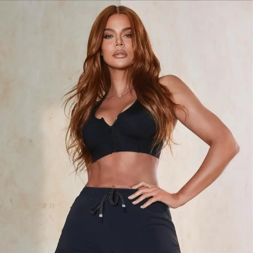 Khloé Kardashian Unveils Stunning Hair Transformation in Fabletics Campaign