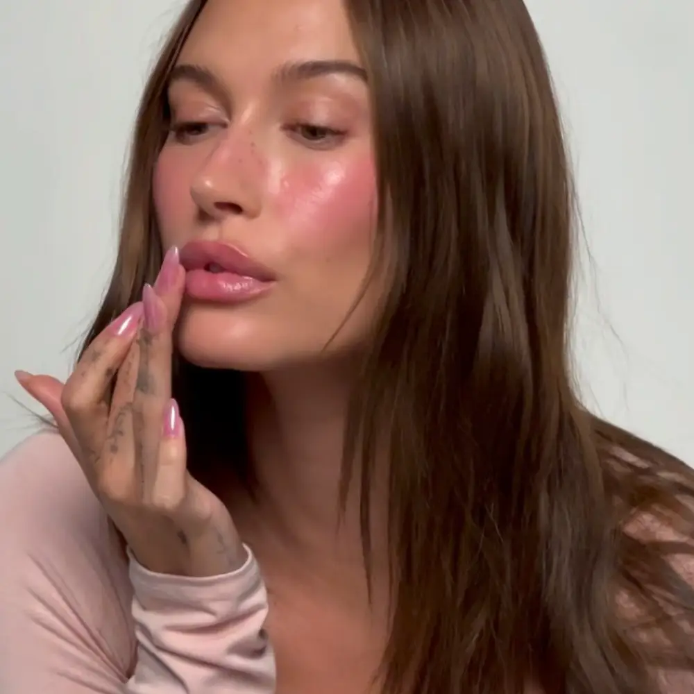 Step-by-Step to Hailey Bieber’s Pink Jelly Glazed Nails